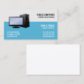 Computerreparieren IT-Support-Netzwerkadministrato Visitenkarte (Vorne/Hinten)