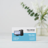 Computerreparieren IT-Support-Netzwerkadministrato Visitenkarte (Stehend Vorderseite)