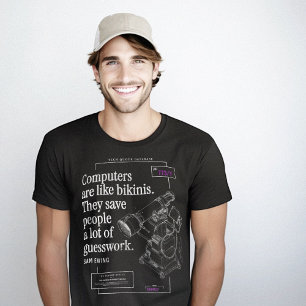 Computers Bikinis Lustiger Tech-Spruch Patentzeich T-Shirt