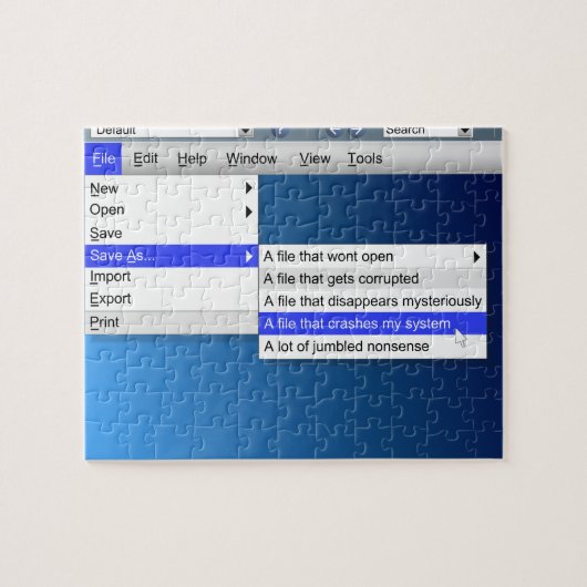 Computersarkasmus Puzzle (Horizontal)