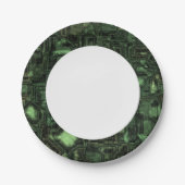 Computerschaltung Pappteller (Vorderseite)