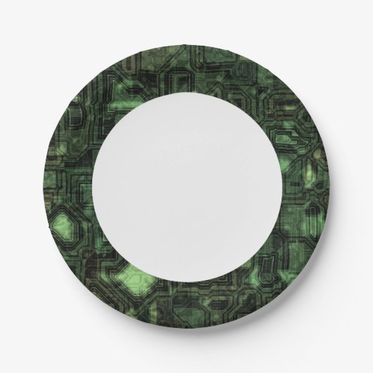 Computerschaltung Pappteller (Vorderseite)