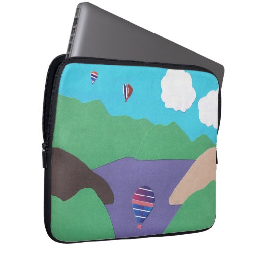 Computerschlacke mit Bergbau Laptopschutzhülle (Vorne Rechts)