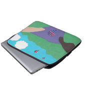 Computerschlacke mit Bergbau Laptopschutzhülle (Vorne Knopf)