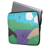 Computerschlacke mit Bergbau Laptopschutzhülle (Vorderseite Links)