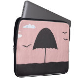 Computerschläfchen mit Beachszene Laptopschutzhülle (Vorne Rechts)