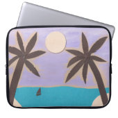 Computerschläfchen mit Palm Beach Szene Laptopschutzhülle (Vorderseite)
