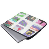 Computerschlauch mit Beachvolleyball/Naturszenen Laptopschutzhülle (Vorne Knopf)