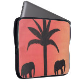 Computerschlauch mit Elefantendesign Laptopschutzhülle (Vorne Rechts)