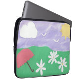 Computerschlauch mit heller Außenansicht Laptopschutzhülle (Vorne Rechts)