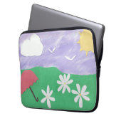 Computerschlauch mit heller Außenansicht Laptopschutzhülle (Vorderseite Links)