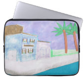 Computerschlauch mit Karibik Laptopschutzhülle (Vorderseite)