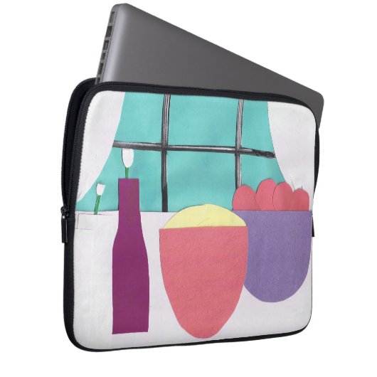 Computerschlauch mit Küchenecke Laptopschutzhülle (Vorne Rechts)