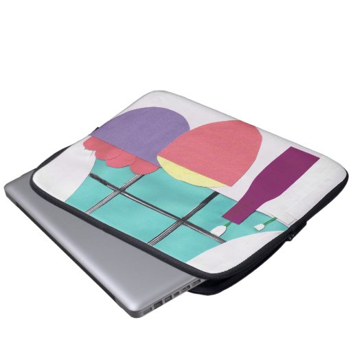 Computerschlauch mit Küchenecke Laptopschutzhülle (Vorne Knopf)