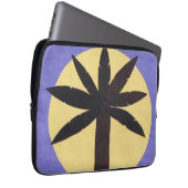 Computerschlauch mit Palm Tree Silhouette Laptopschutzhülle (Vorne Rechts)