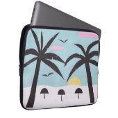 Computerschlauch mit Sonnenuntergang Laptopschutzhülle (Vorne Rechts)