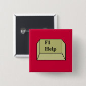 Computerschlüssel der HILFEN F1 - Knopf Button (Vorne & Hinten)
