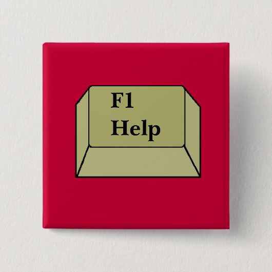 Computerschlüssel der HILFEN F1 - Knopf Button (Vorderseite)