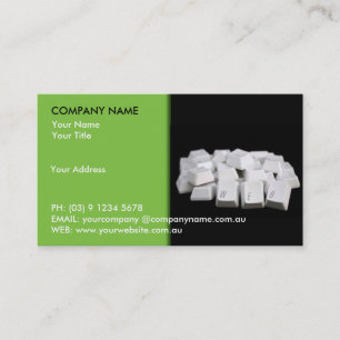 Computerschlüssel Visitenkarte