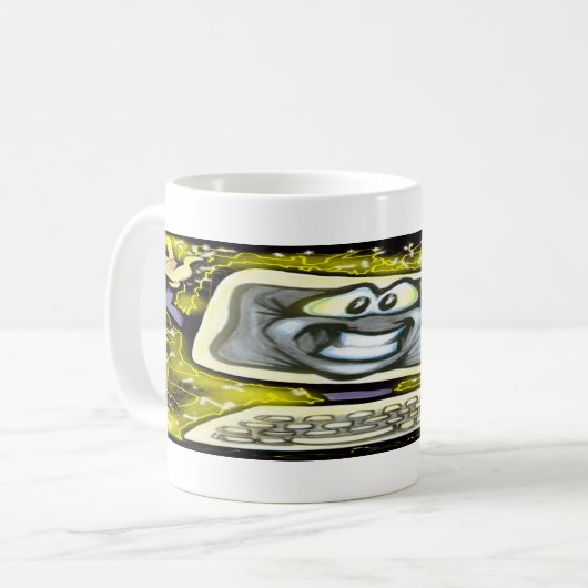 Computerschock Kaffeetasse (Vorderseite Links)