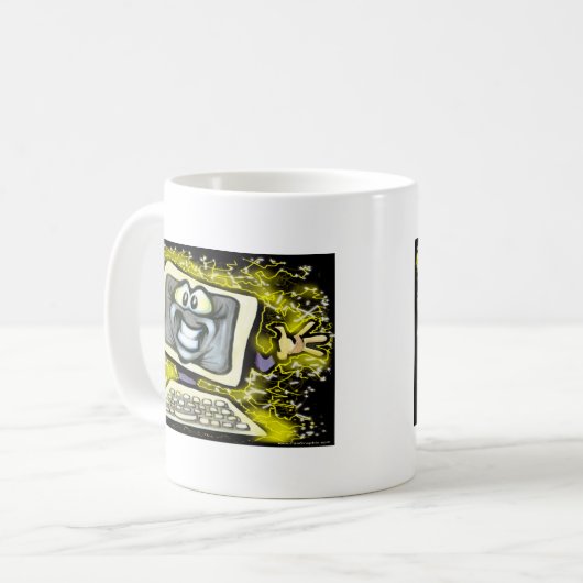 Computerschock Kaffeetasse (Vorderseite Links)