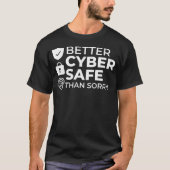 Computerschulung für Cybersicherheitsanalytiker T-Shirt (Vorderseite)