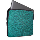 Computerschwelle mit Wavy Green Design Laptopschutzhülle (Vorne Rechts)