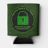 Computersicherheit - Digitale Messe Freebie Dosenkühler (Vorderseite)