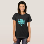Computersicherheit und Phishing - Hacker-Cyber T-Shirt (Vorne ganz)