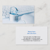 Computersicherheits-Visitenkarte Visitenkarte (Vorne/Hinten)