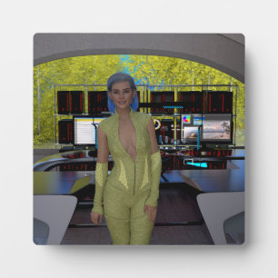 Computersicherheitsexpertin Maria Rossi Fotoplatte