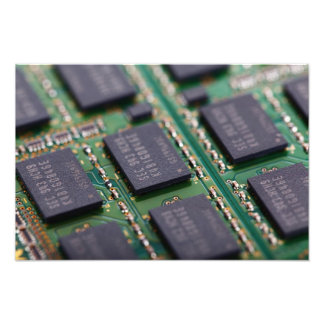 Computerspeicherchips Fotodruck