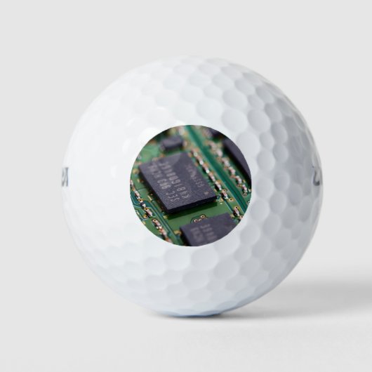 Computerspeicherchips Golfball (Vorderseite)