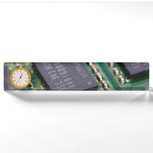 Computerspeicherchips Namensplakette (Vorderseite)