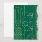 Computerspeicherplatine (Vorne/Hinten)