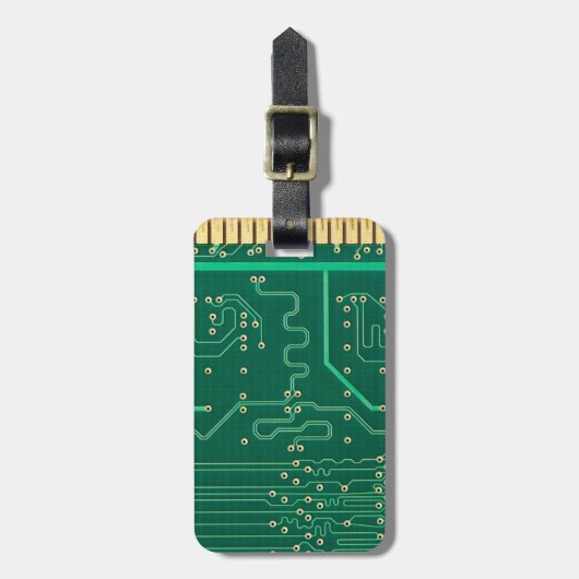 Computerspeicherplatte Gepäckanhänger (Vorderseite vertikal)