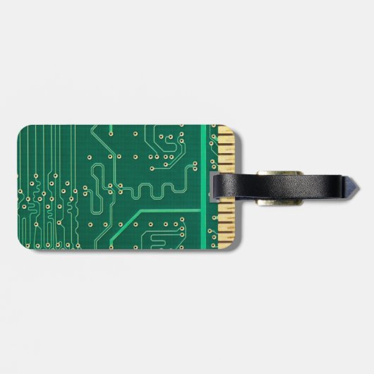 Computerspeicherplatte Gepäckanhänger (Rückseite horizontal)