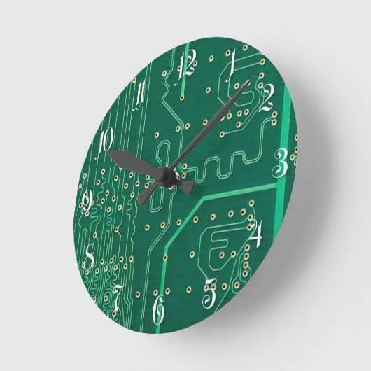 Computerspeicherplatte Runde Wanduhr (Winkel)