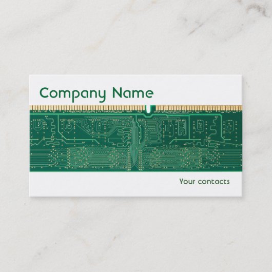 Computerspeicherplatte Visitenkarte (Vorderseite)
