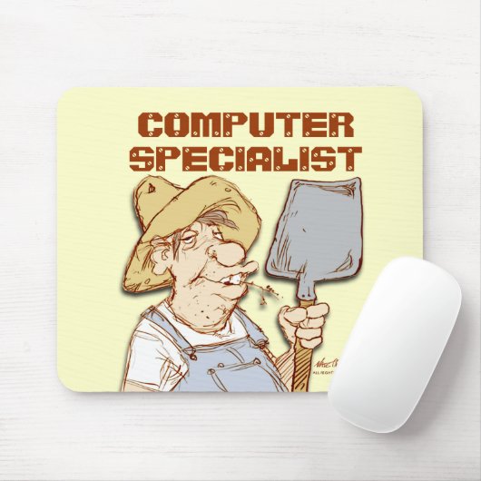 Computerspezialist Mousepad (Mit Mouse)