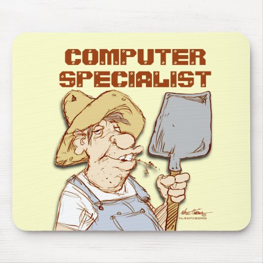 Computerspezialist Mousepad (Vorne)