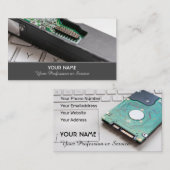 Computerspezialist und Spezialist für Computerrepa Visitenkarte (Vorne/Hinten)