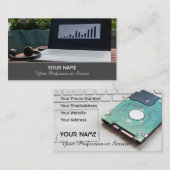 Computerspezialist und Spezialist für Computerrepa Visitenkarte (Vorne/Hinten)