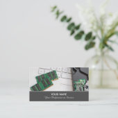 Computerspezialist und Spezialist für Computerrepa Visitenkarte (Stehend Vorderseite)