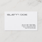 Computerspezialist - Visitenkarten Visitenkarte (Rückseite)