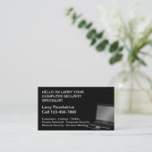 Computerspezialist-Visitenkarten Visitenkarte (Stehend Vorderseite)