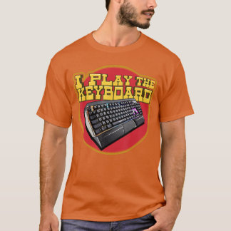 Computerspiel-Tastatur Lustiger Gamer-Spruch Mädch T-Shirt