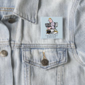 Computersucht, Internetsucht und Soziale-Medien-Su Button (Beispiel)