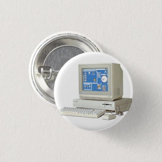 Computersystem der Amiga-Familie Button (Vorne & Hinten)