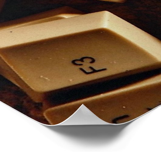 Computertasten Poster (Ecke)